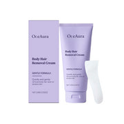 Crema depilatoria corporal OceAura, depilación suave para manos y piernas, crema limpiadora para hombres y mujeres.
