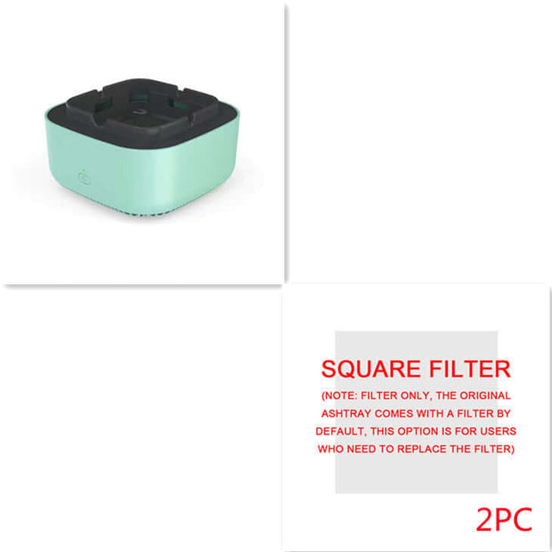 Cenicero Purificador de Aire con Aniones,  Elimina Humo y Olores, Portátil para Coche