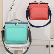 Bolsa de tela Oxford con aislamiento térmico, bolsa para picnic, lonchera, bolsa para el almuerzo, bolsa de hielo, bolsa con aislamiento térmico