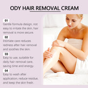 Crema depilatoria corporal OceAura, depilación suave para manos y piernas, crema limpiadora para hombres y mujeres.
