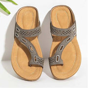 Sandalias de verano para mujer, chanclas retro, zapatillas, zapatos de playa, chanclas