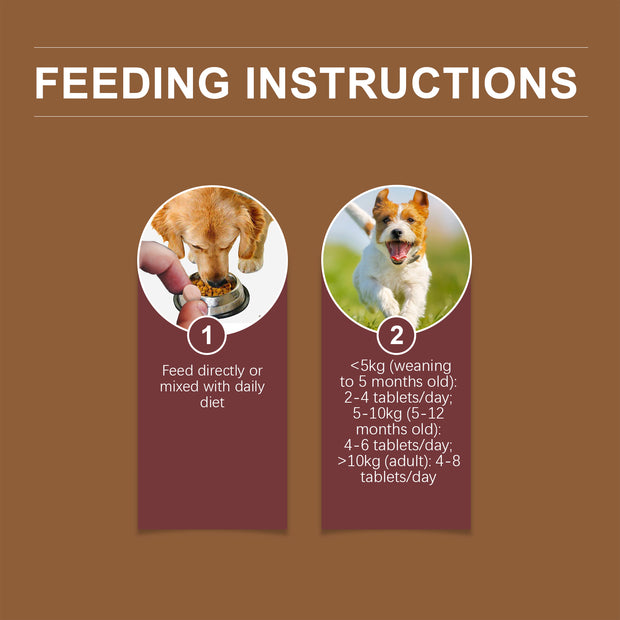 Milk Calcium Tablets For Dogs Vitamin Supplements For Pets