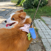 Soporte de silicona para bolsas de excrementos de perro con dispensador