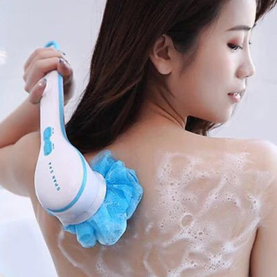 5 en 1 Cepillo de ducha eléctrico para baño exfoliante