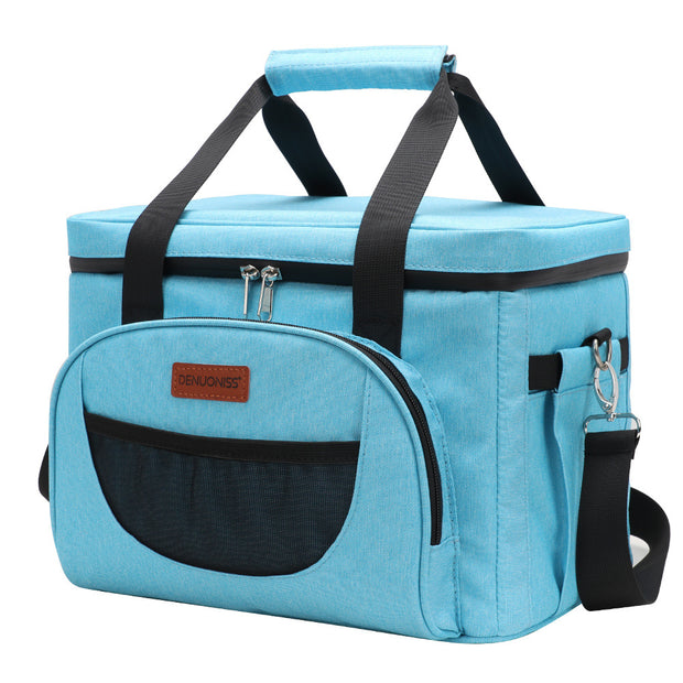 Bolso de mano de tela Oxford para exteriores, de gran capacidad, con aislamiento térmico, pequeño y grande, para almuerzo y picnic