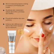 Protector solar físico EELHOE, bloqueador solar hidratante, cuidado facial, protector solar hidratante y nutritivo.