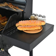 2+2 Combinación de parrilla de gas multifuncional y parrilla cubierta para cocinar al aire libre: barbacoa, barbacoa, pizza