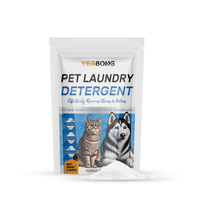 Detergente en polvo para mascotas Yegbong, desodorizante, limpieza profunda