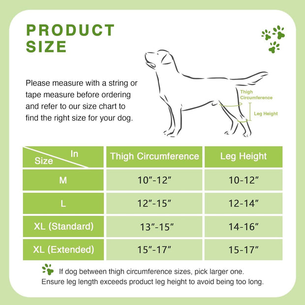 Rodillera para perros con soporte para patas y rehabilitación posoperatoria