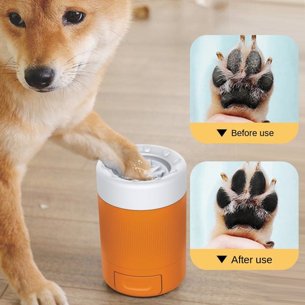 Taza para lavar las patas de tu mascota, herramienta para limpiar las patas de tu perro