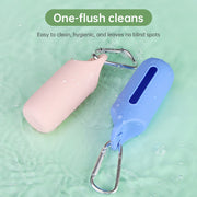 Soporte de silicona para bolsas de excrementos de perro con dispensador
