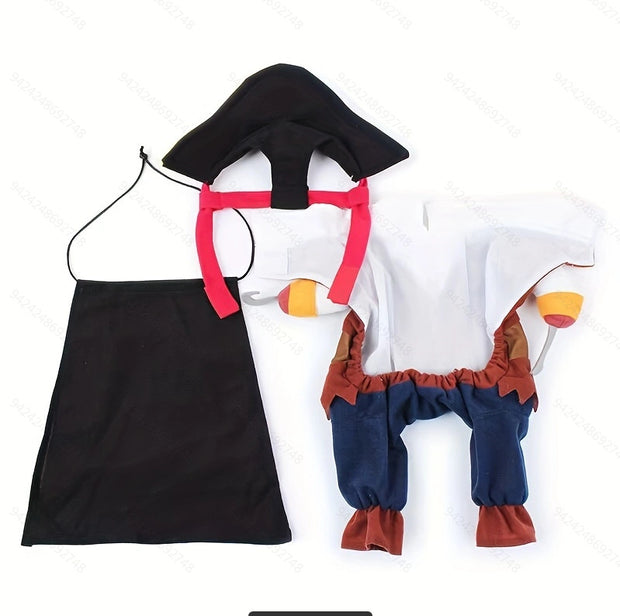 Ropa para perros con transformación de piratas