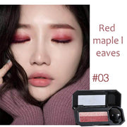 Maquillaje de sombras de ojos convenientes de doble color de la marca UBUB