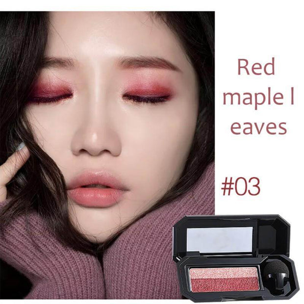 Maquillaje de sombras de ojos convenientes de doble color de la marca UBUB