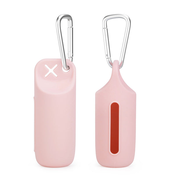 Soporte de silicona para bolsas de excrementos de perro con dispensador