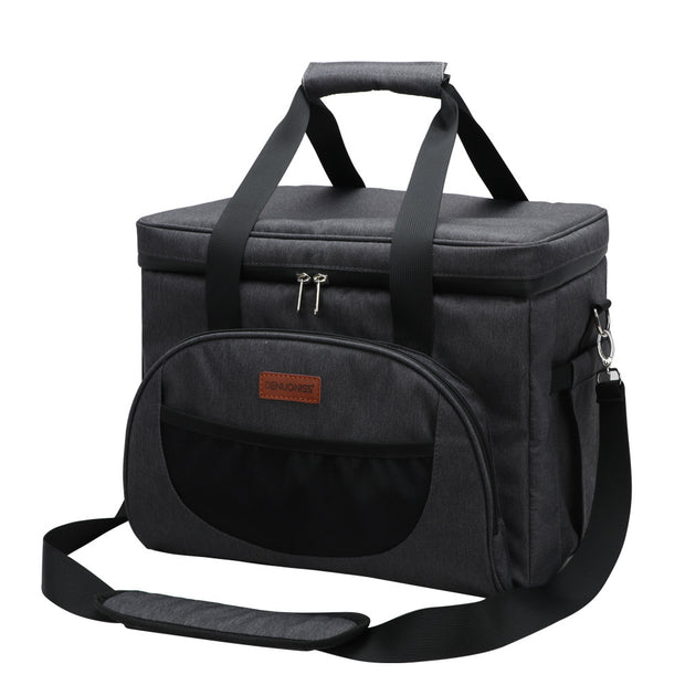 Bolso de mano de tela Oxford para exteriores, de gran capacidad, con aislamiento térmico, pequeño y grande, para almuerzo y picnic