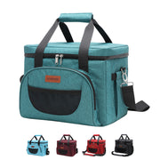 Bolso de mano de tela Oxford para exteriores, de gran capacidad, con aislamiento térmico, pequeño y grande, para almuerzo y picnic