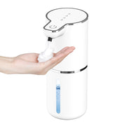 Dispensador de jabón con sensor sin contacto para baño y cocina. Modos de espuma y líquido.