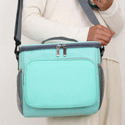 Bolsa de tela Oxford con aislamiento térmico, bolsa para picnic, lonchera, bolsa para el almuerzo, bolsa de hielo, bolsa con aislamiento térmico