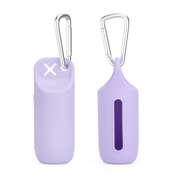 Soporte de silicona para bolsas de excrementos de perro con dispensador