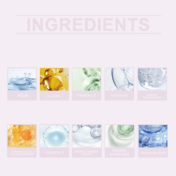 Crema depilatoria corporal OceAura, depilación suave para manos y piernas, crema limpiadora para hombres y mujeres.