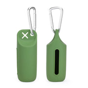 Soporte de silicona para bolsas de excrementos de perro con dispensador