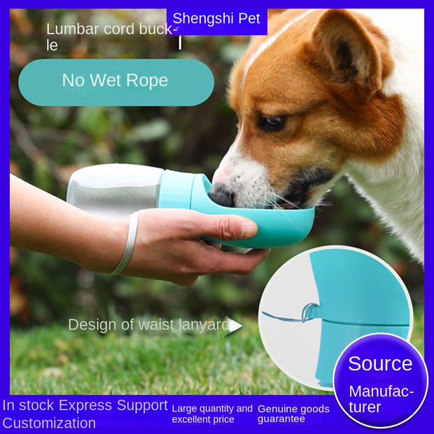 Taza y botella de agua portátiles para perros