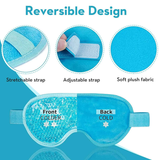 Mascarilla refrescante para ojos con perlas de gel