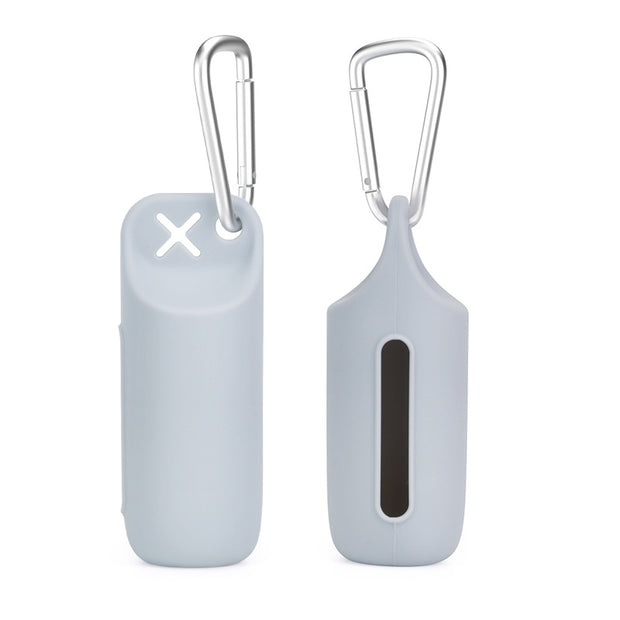 Soporte de silicona para bolsas de excrementos de perro con dispensador