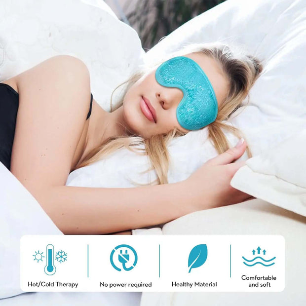 Mascarilla refrescante para ojos con perlas de gel