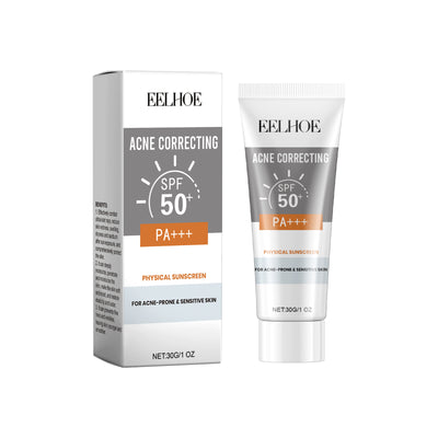 Protector solar físico EELHOE, bloqueador solar hidratante, cuidado facial, protector solar hidratante y nutritivo.