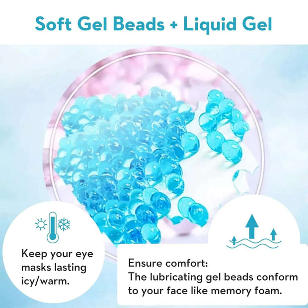 Mascarilla refrescante para ojos con perlas de gel
