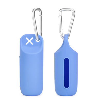Soporte de silicona para bolsas de excrementos de perro con dispensador