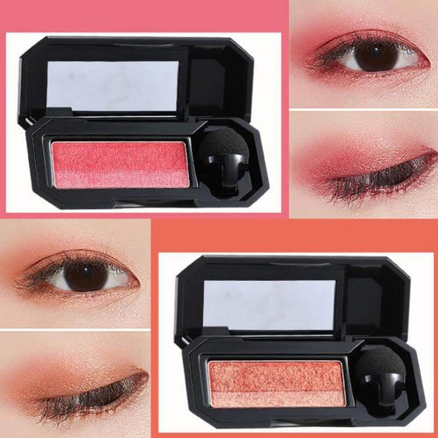 Maquillaje de sombras de ojos convenientes de doble color de la marca UBUB