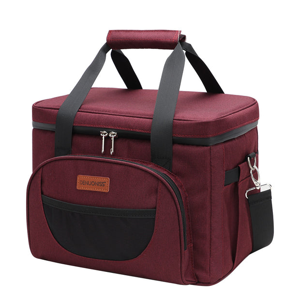 Bolso de mano de tela Oxford para exteriores, de gran capacidad, con aislamiento térmico, pequeño y grande, para almuerzo y picnic