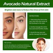 Suero de aguacate Jaysuing, iluminador del tono facial, aclarador de líneas de expresión, esencia hidratante para la piel