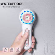 Cepillo facial eléctrico para eliminar maquillaje y puntos negros, herramienta de belleza portátil, limpiador facial multifuncional.