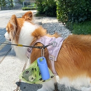 Soporte de silicona para bolsas de excrementos de perro con dispensador