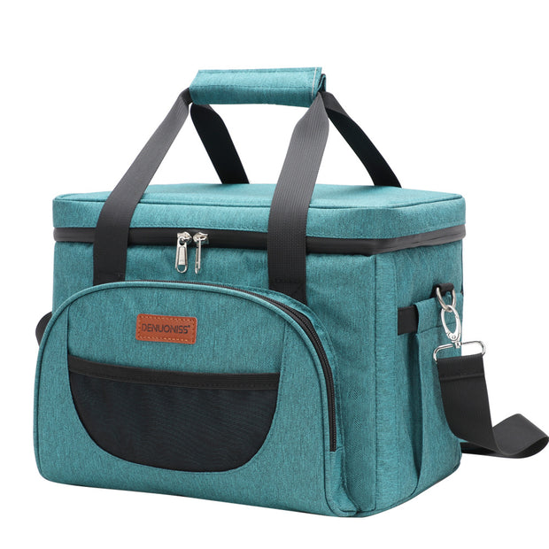 Bolso de mano de tela Oxford para exteriores, de gran capacidad, con aislamiento térmico, pequeño y grande, para almuerzo y picnic