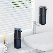 Dispensador de jabón con sensor sin contacto para baño y cocina. Modos de espuma y líquido.