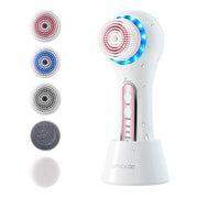 Cepillo facial eléctrico para eliminar maquillaje y puntos negros, herramienta de belleza portátil, limpiador facial multifuncional.