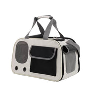 Mochila de viaje para mascotas, portátil y ligera, de gran capacidad, transpirable y de hombro.